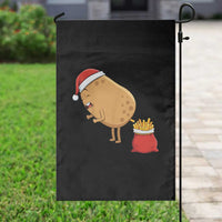 Funny French Fries Christmas Garden Flag Potato Food Eaters - Wonder Print Shop