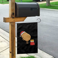Funny French Fries Christmas Garden Flag Potato Food Eaters - Wonder Print Shop