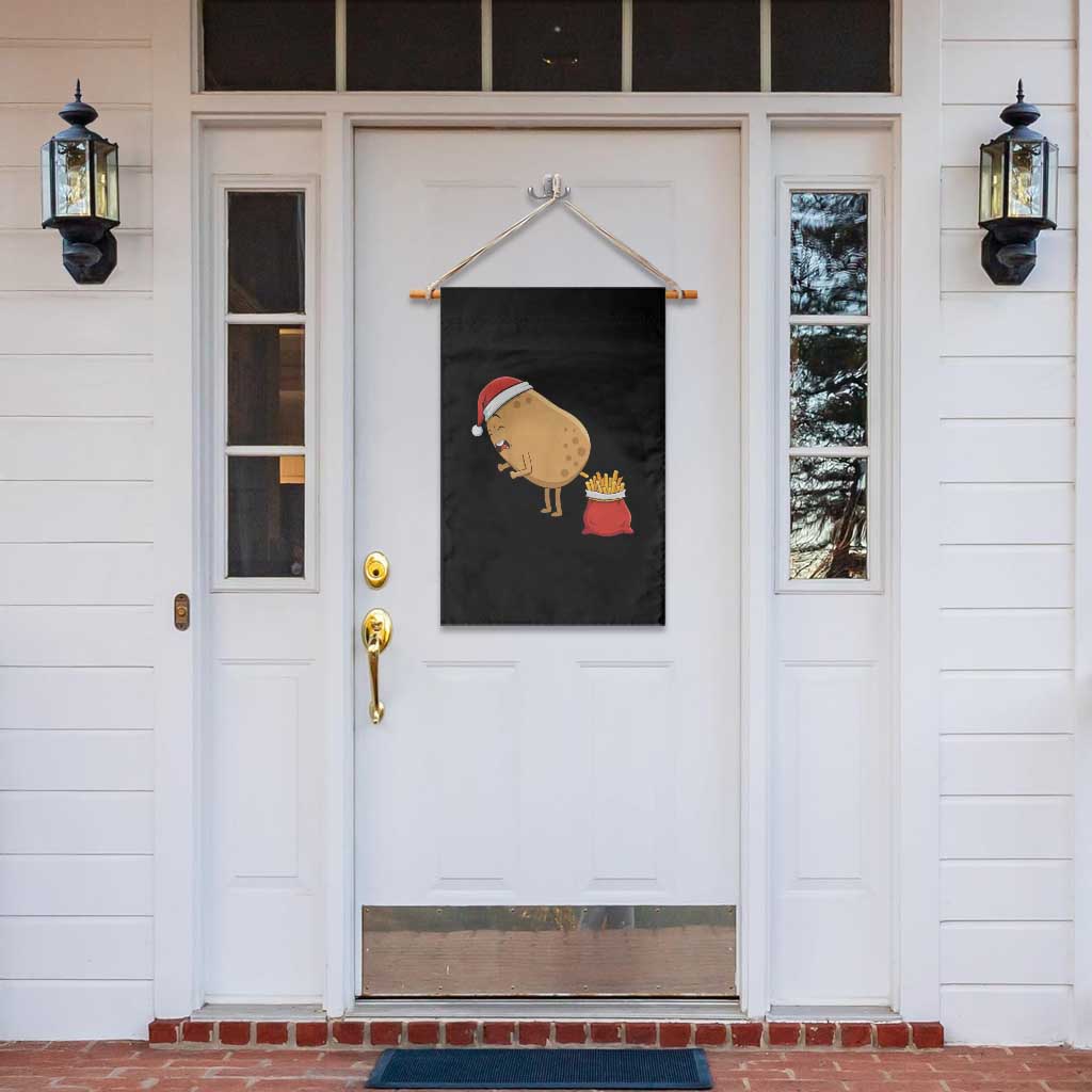 Funny French Fries Christmas Garden Flag Potato Food Eaters - Wonder Print Shop