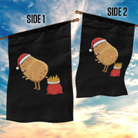 Funny French Fries Christmas Garden Flag Potato Food Eaters - Wonder Print Shop