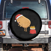 Funny French Fries Christmas Spare Tire Cover Potato Food Eaters - Wonder Print Shop