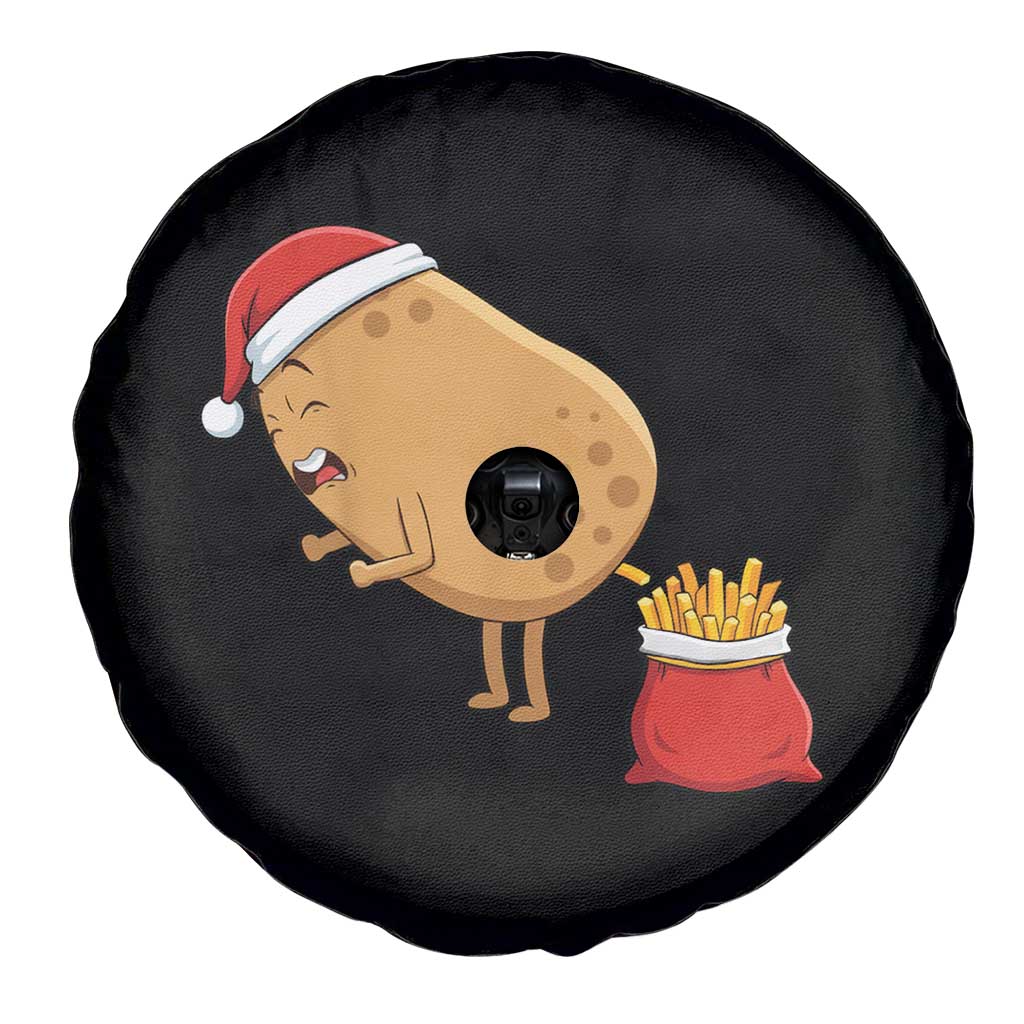 Funny French Fries Christmas Spare Tire Cover Potato Food Eaters - Wonder Print Shop