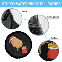 Funny French Fries Christmas Spare Tire Cover Potato Food Eaters - Wonder Print Shop