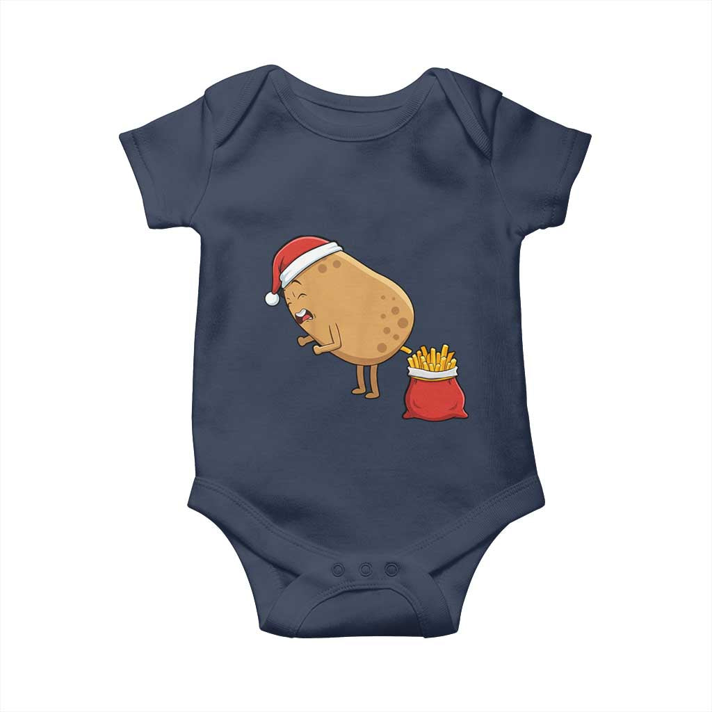 Funny French Fries Christmas Baby Onesie Potato Food Eaters - Wonder Print Shop