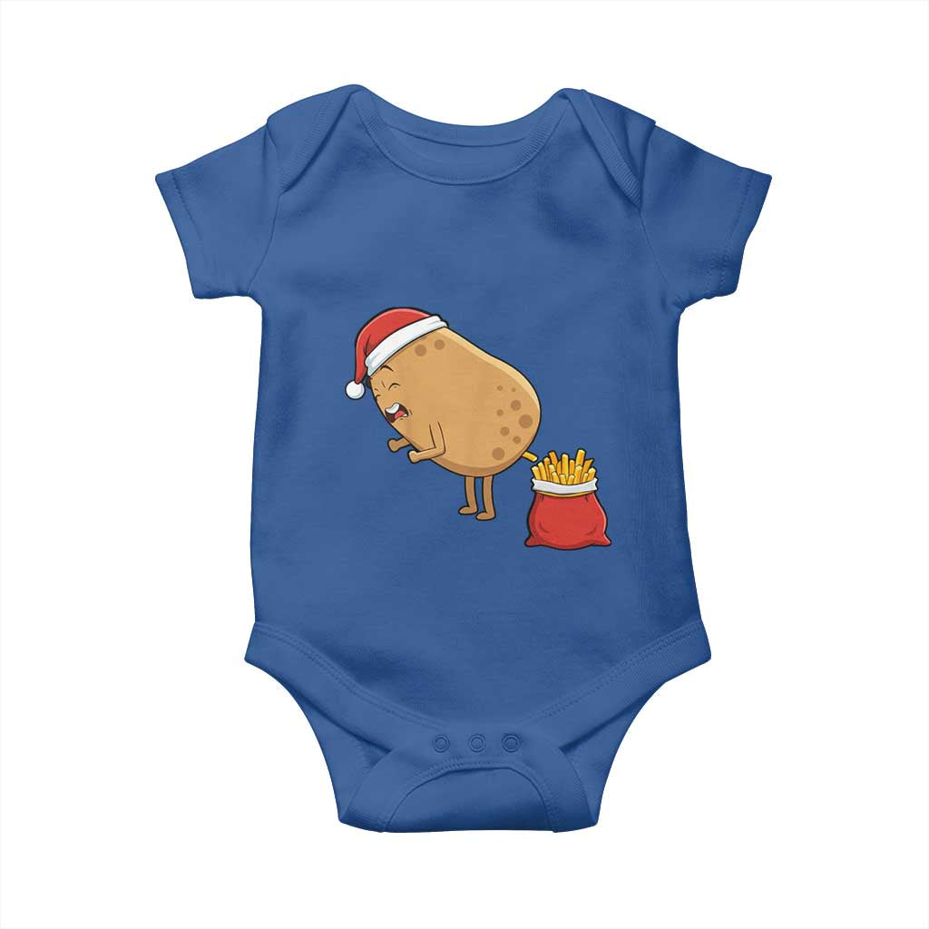 Funny French Fries Christmas Baby Onesie Potato Food Eaters - Wonder Print Shop