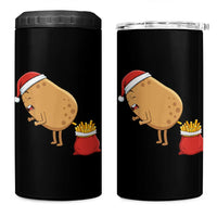 Funny French Fries Christmas 4 in 1 Can Cooler Tumbler Potato Food Eaters - Wonder Print Shop