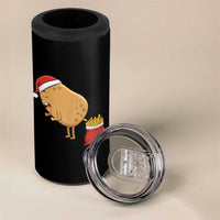 Funny French Fries Christmas 4 in 1 Can Cooler Tumbler Potato Food Eaters - Wonder Print Shop