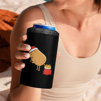Funny French Fries Christmas 4 in 1 Can Cooler Tumbler Potato Food Eaters - Wonder Print Shop