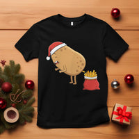 Funny French Fries Christmas T Shirt Potato Food Eaters - Wonder Print Shop