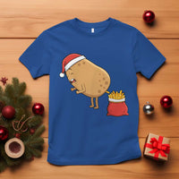 Funny French Fries Christmas T Shirt Potato Food Eaters - Wonder Print Shop