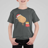 Funny French Fries Christmas T Shirt For Kid Potato Food Eaters - Wonder Print Shop