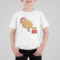 Funny French Fries Christmas T Shirt For Kid Potato Food Eaters - Wonder Print Shop