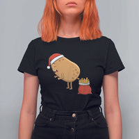 Funny French Fries Christmas T Shirt For Women Potato Food Eaters - Wonder Print Shop