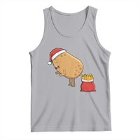 Funny French Fries Christmas Tank Top Potato Food Eaters - Wonder Print Shop