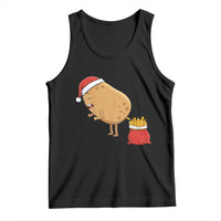 Funny French Fries Christmas Tank Top Potato Food Eaters - Wonder Print Shop