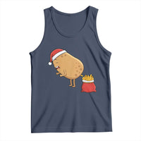 Funny French Fries Christmas Tank Top Potato Food Eaters - Wonder Print Shop