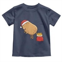 Funny French Fries Christmas Toddler T Shirt Potato Food Eaters - Wonder Print Shop