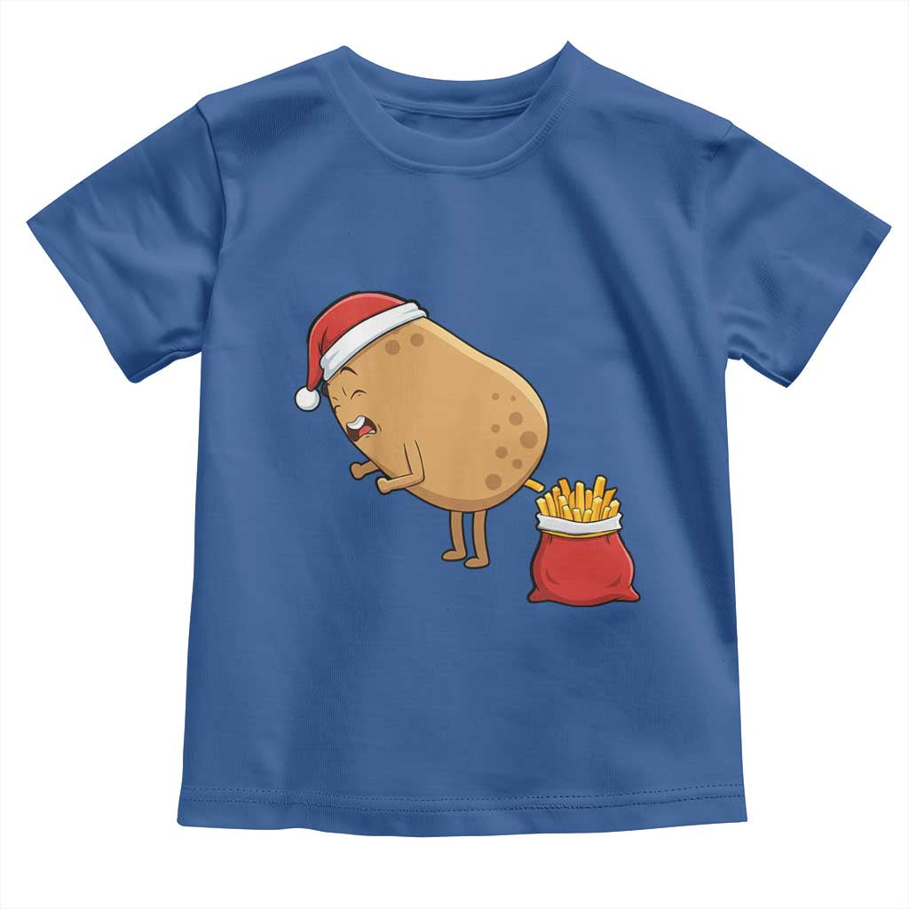 Funny French Fries Christmas Toddler T Shirt Potato Food Eaters - Wonder Print Shop