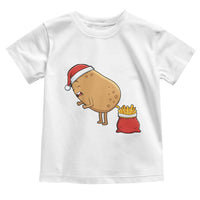Funny French Fries Christmas Toddler T Shirt Potato Food Eaters - Wonder Print Shop
