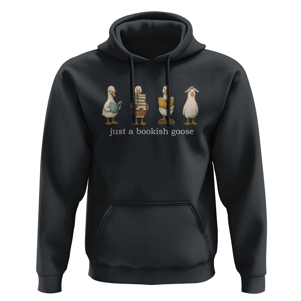 Silly Goose Book Club Hoodie Funny Bookish Book Lover