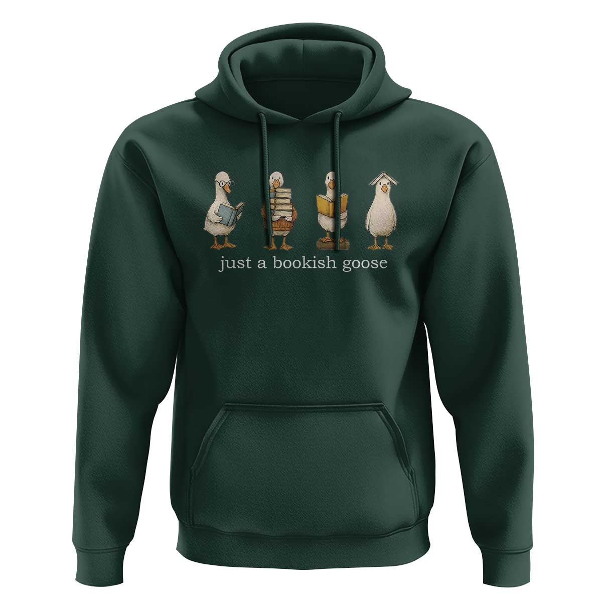 Silly Goose Book Club Hoodie Funny Bookish Book Lover