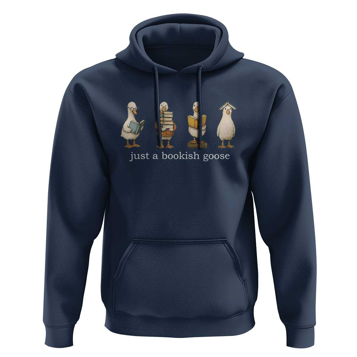 Silly Goose Book Club Hoodie Funny Bookish Book Lover