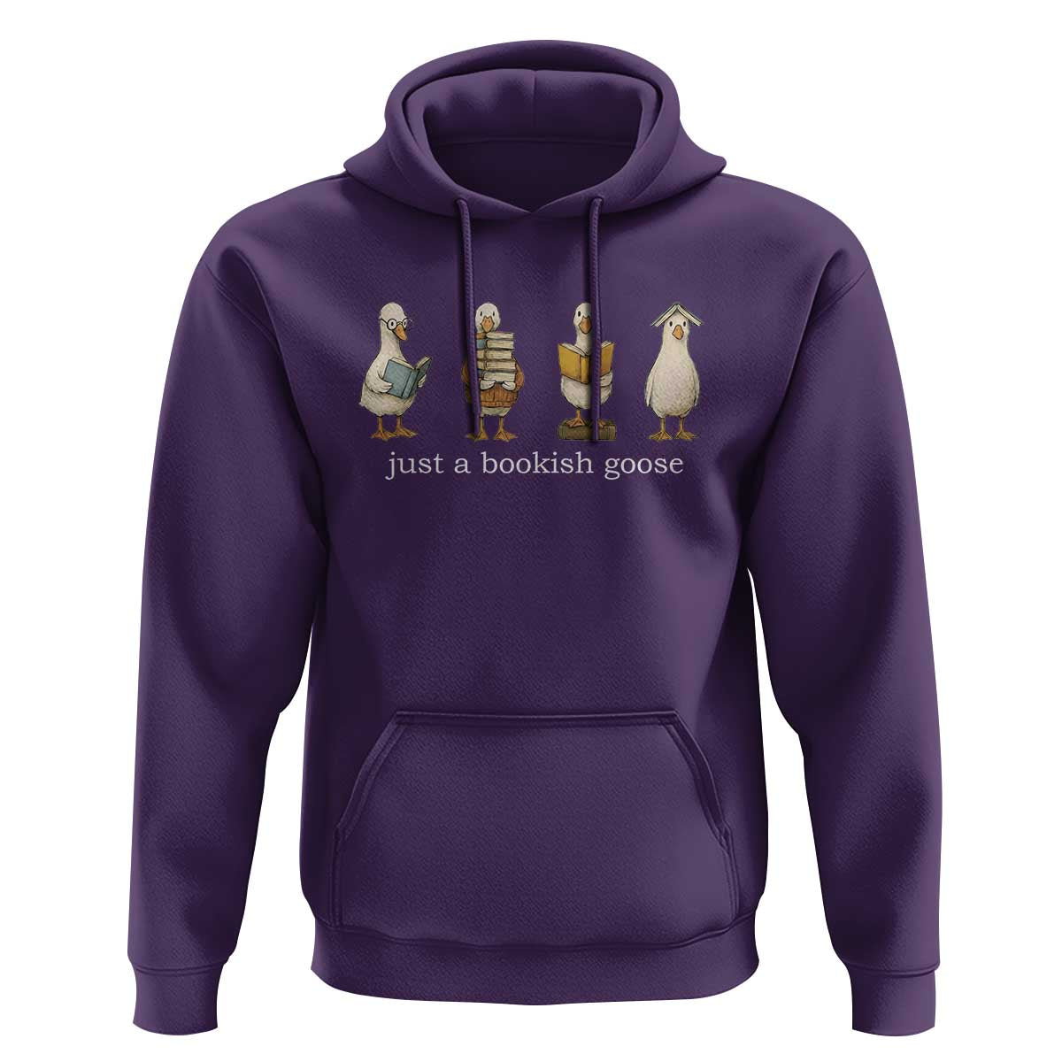 Silly Goose Book Club Hoodie Funny Bookish Book Lover