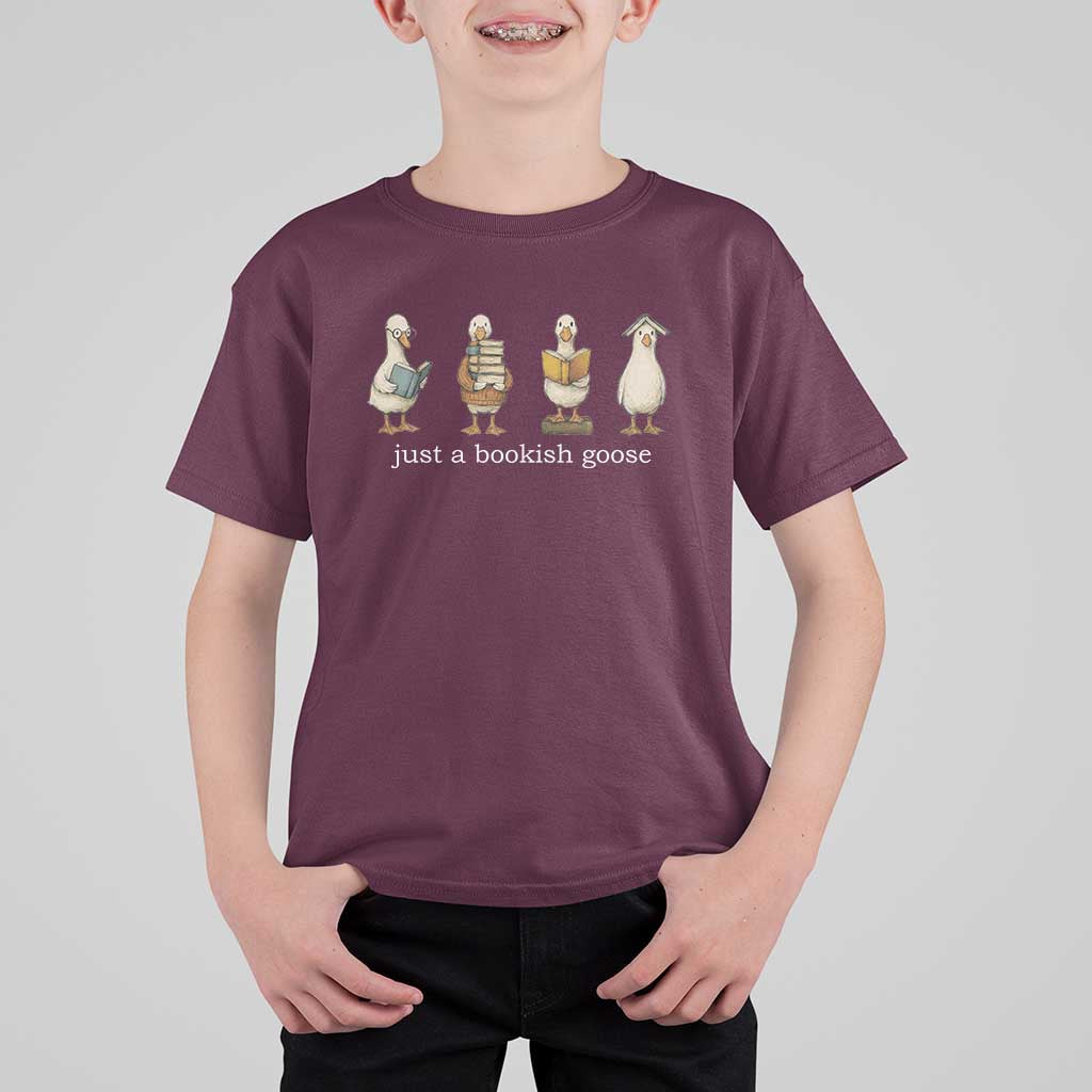 Silly Goose Book Club T Shirt For Kid Funny Bookish Book Lover