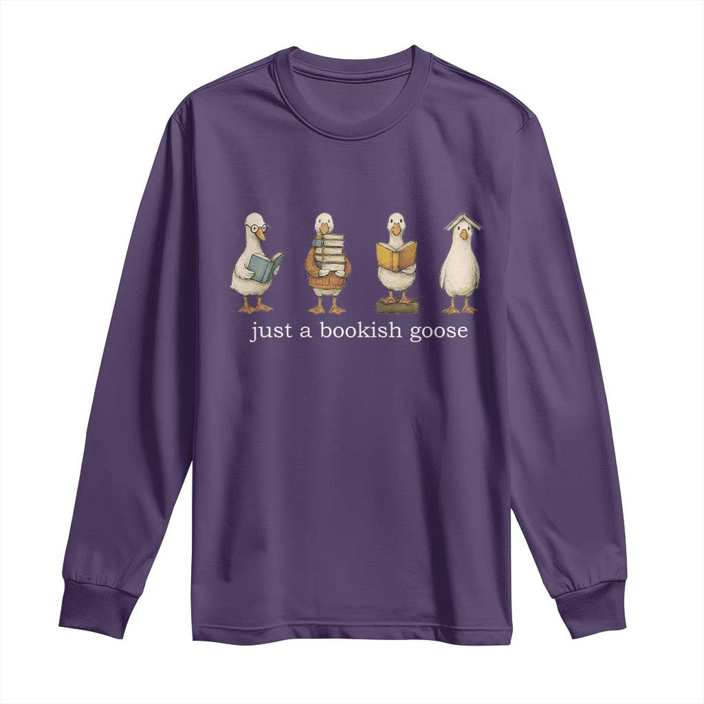 Silly Goose Book Club Long Sleeve Shirt Funny Bookish Book Lover