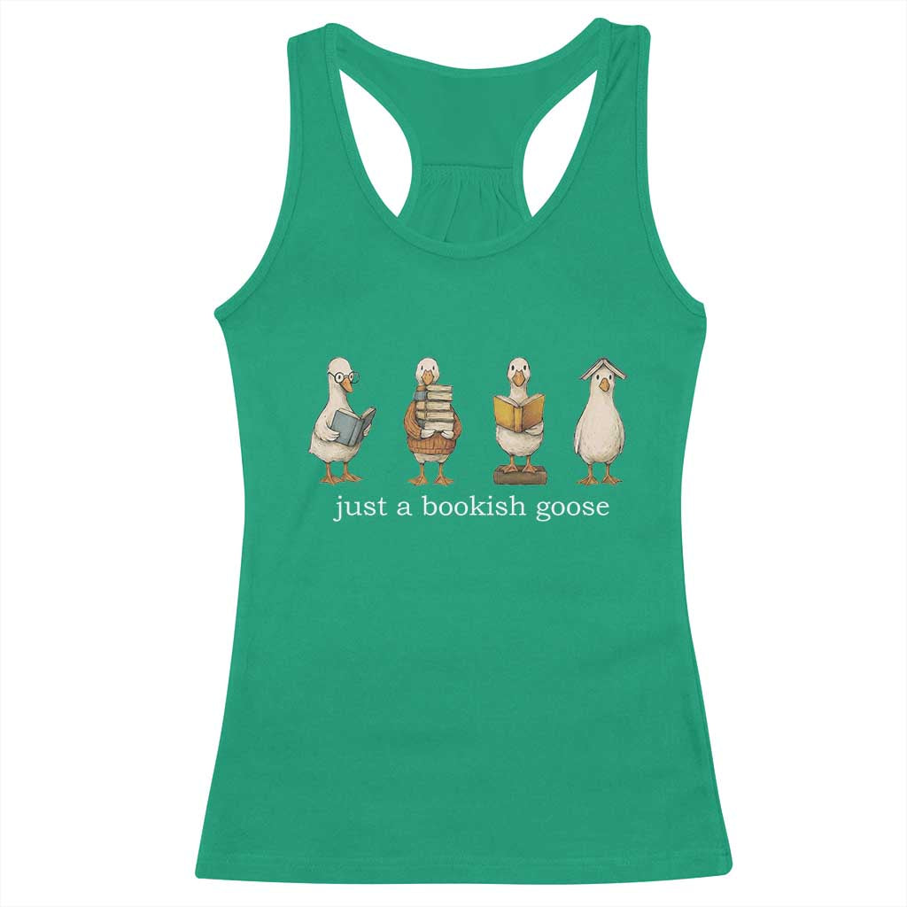 Silly Goose Book Club Racerback Tank Top Funny Bookish Book Lover