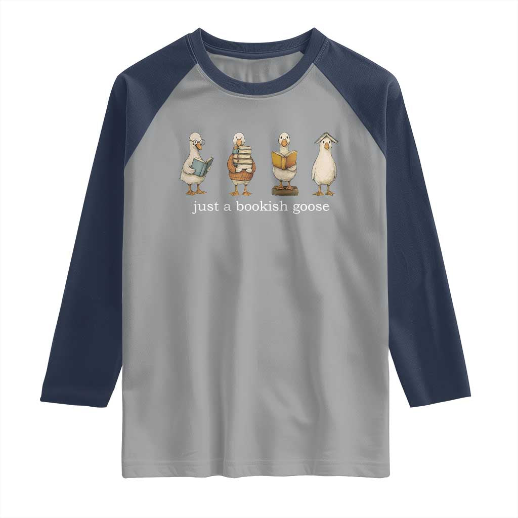 Silly Goose Book Club Raglan Shirt Funny Bookish Book Lover