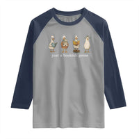 Silly Goose Book Club Raglan Shirt Funny Bookish Book Lover