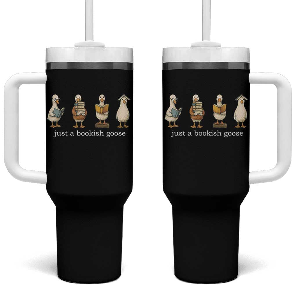 Silly Goose Book Club Tumbler With Handle Funny Bookish Book Lover