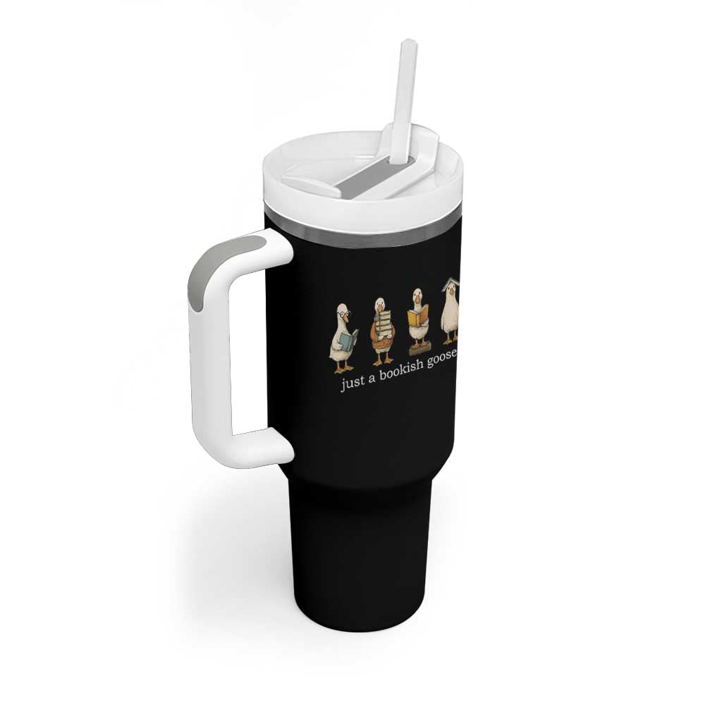 Silly Goose Book Club Tumbler With Handle Funny Bookish Book Lover