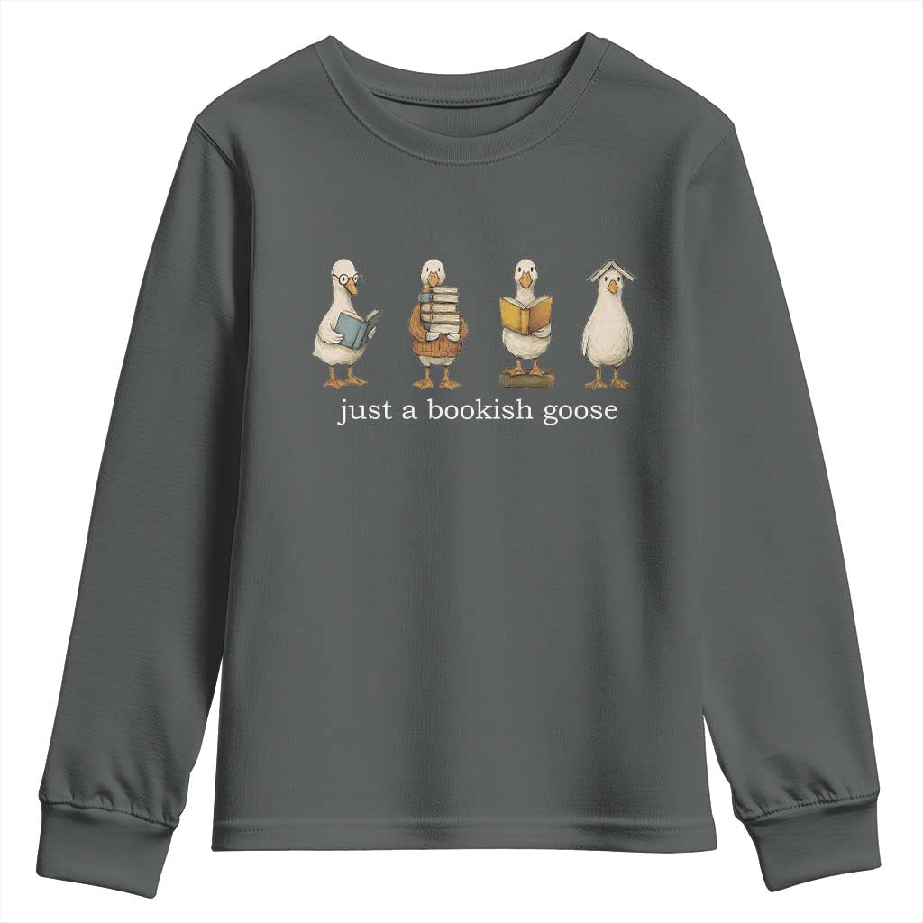Silly Goose Book Club Youth Sweatshirt Funny Bookish Book Lover