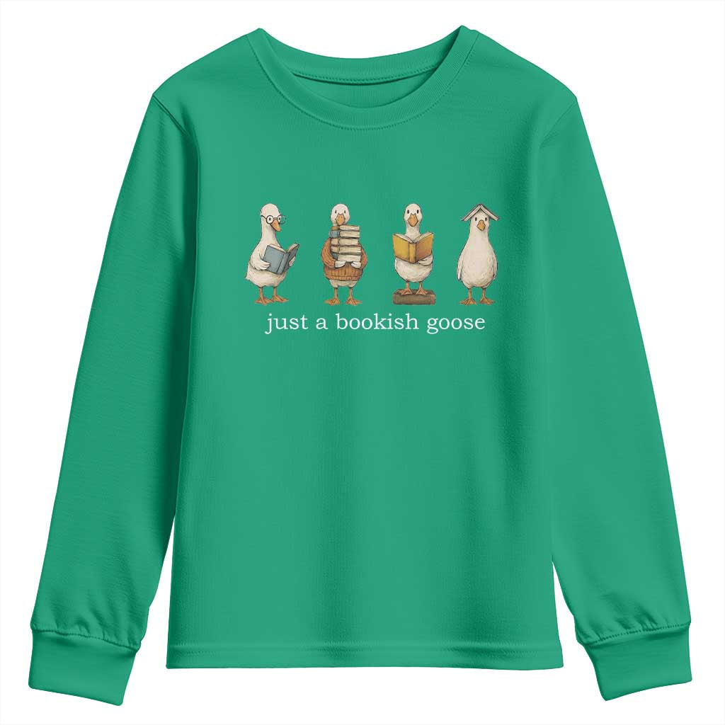 Silly Goose Book Club Youth Sweatshirt Funny Bookish Book Lover