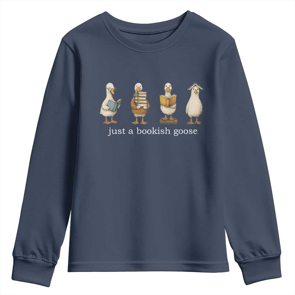 Silly Goose Book Club Youth Sweatshirt Funny Bookish Book Lover