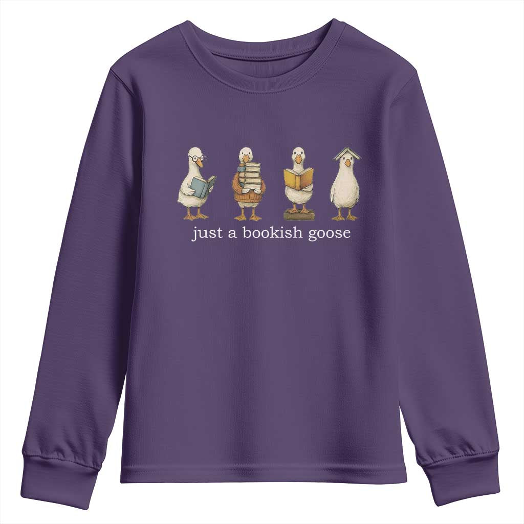 Silly Goose Book Club Youth Sweatshirt Funny Bookish Book Lover