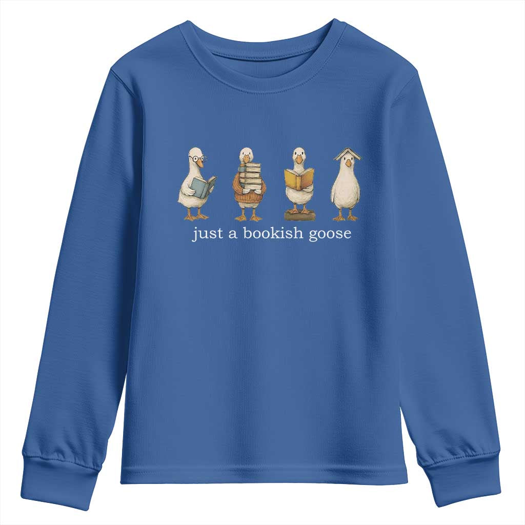 Silly Goose Book Club Youth Sweatshirt Funny Bookish Book Lover