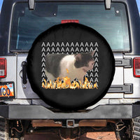 Screaming Cat Meme Spare Tire Cover Funny Internet Gen Z Cat Lover