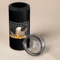 Screaming Cat Meme 4 in 1 Can Cooler Tumbler Funny Internet Gen Z Cat Lover