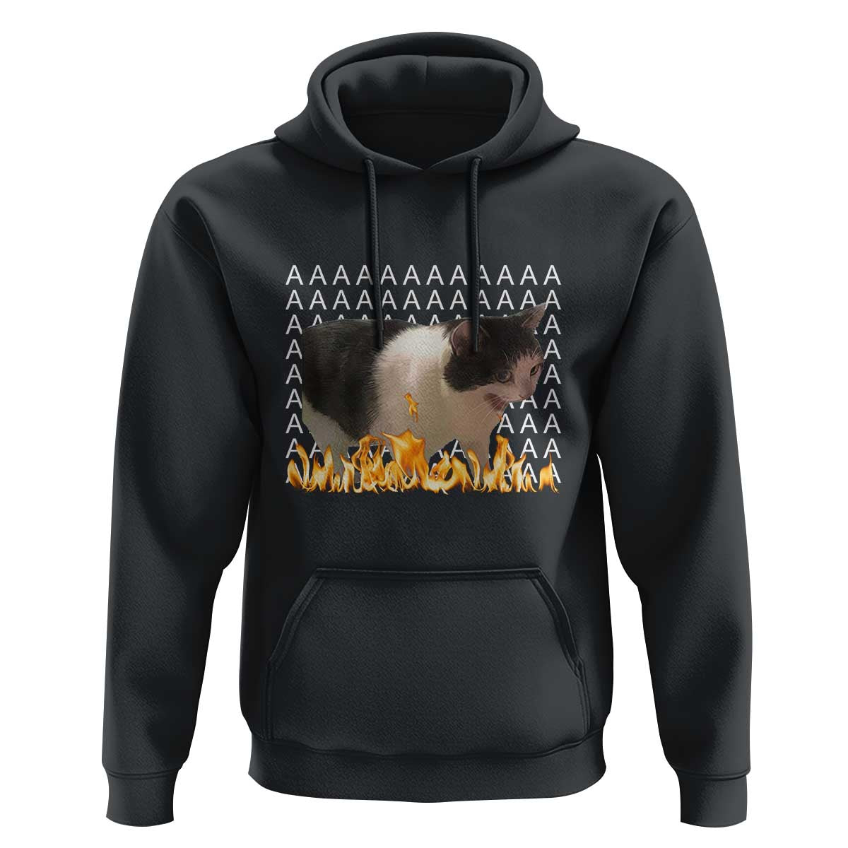 Screaming Cat Meme Hoodie Funny Internet Gen Z Cat Lover
