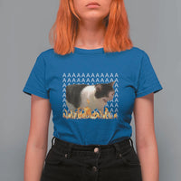 Screaming Cat Meme T Shirt For Women Funny Internet Gen Z Cat Lover