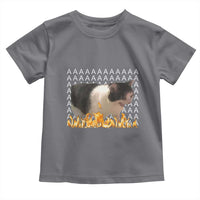 Screaming Cat Meme Toddler T Shirt Funny Internet Gen Z Cat Lover