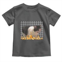 Screaming Cat Meme Toddler T Shirt Funny Internet Gen Z Cat Lover