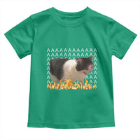 Screaming Cat Meme Toddler T Shirt Funny Internet Gen Z Cat Lover