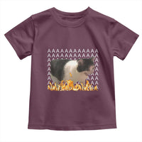 Screaming Cat Meme Toddler T Shirt Funny Internet Gen Z Cat Lover
