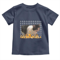Screaming Cat Meme Toddler T Shirt Funny Internet Gen Z Cat Lover