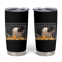 Screaming Cat Meme Tumbler Cup Funny Internet Gen Z Cat Lover