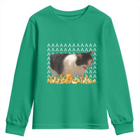 Screaming Cat Meme Youth Sweatshirt Funny Internet Gen Z Cat Lover